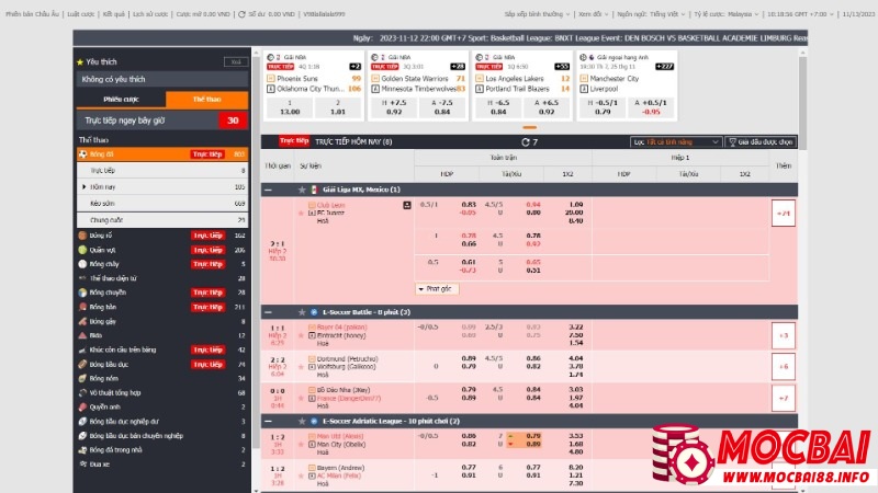 Đổ kèo cược thể thao Mocbai thật tỉnh táo