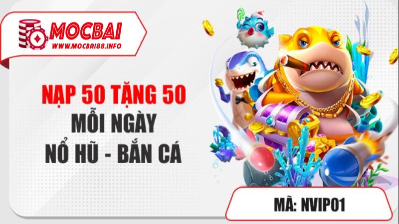 nạp 50 tặng 50