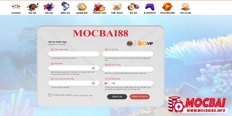 Hướng dẫn chi tiết cách nhận 100k miễn phí từ Mocbai